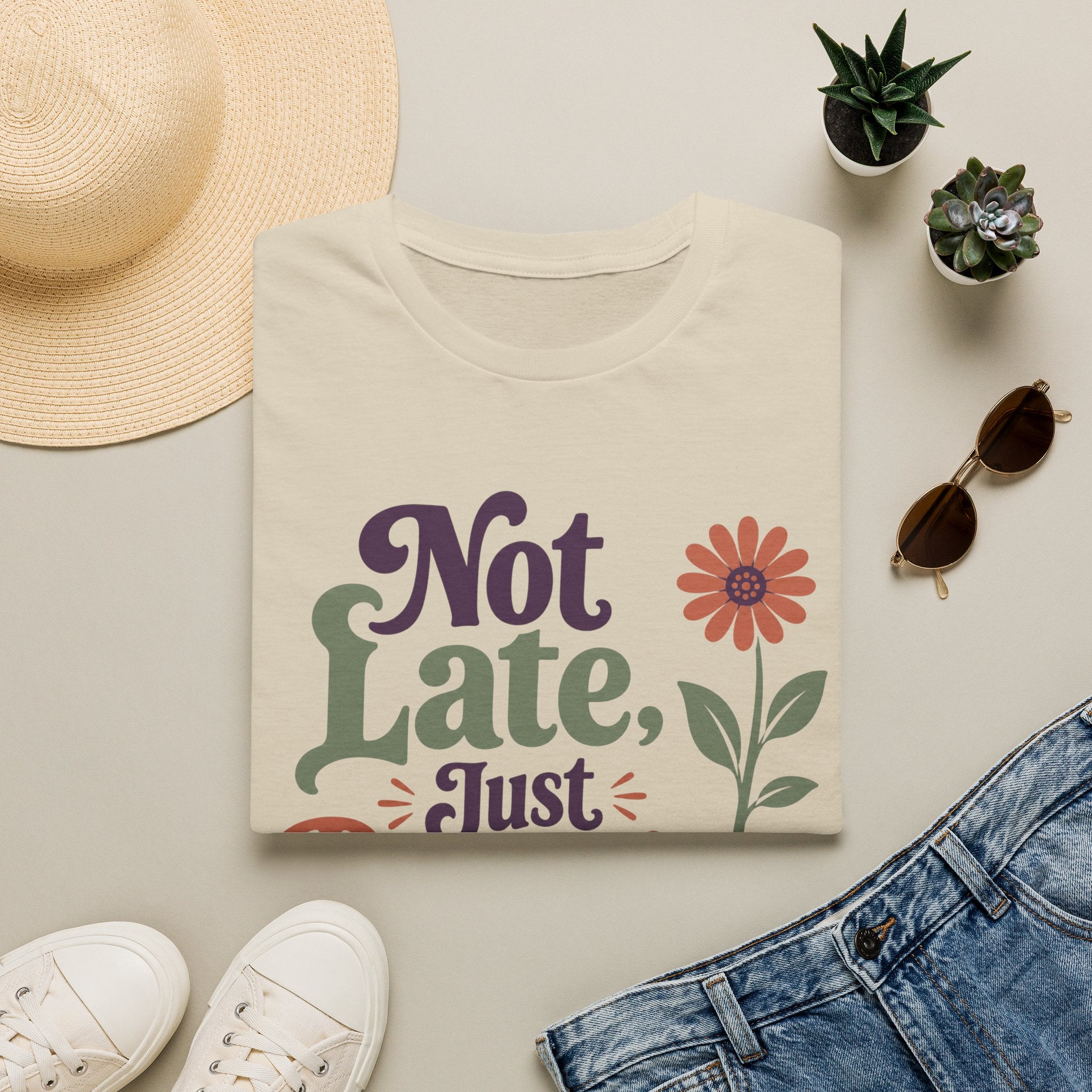 Not Late Just Blooming T-Shirt