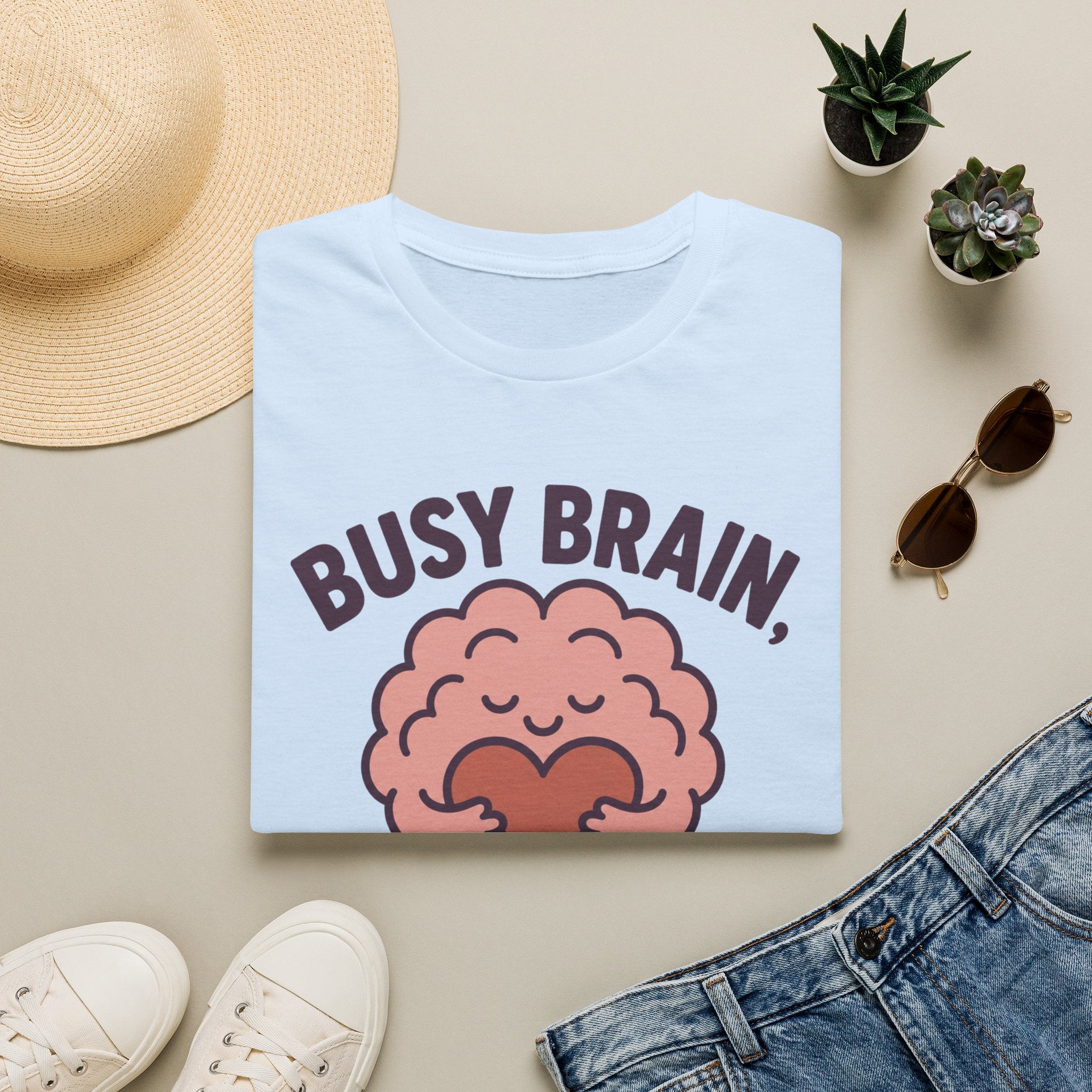 Busy Brain Big Heart T-Shirt