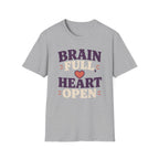 Brain Full Heart Open T-Shirt