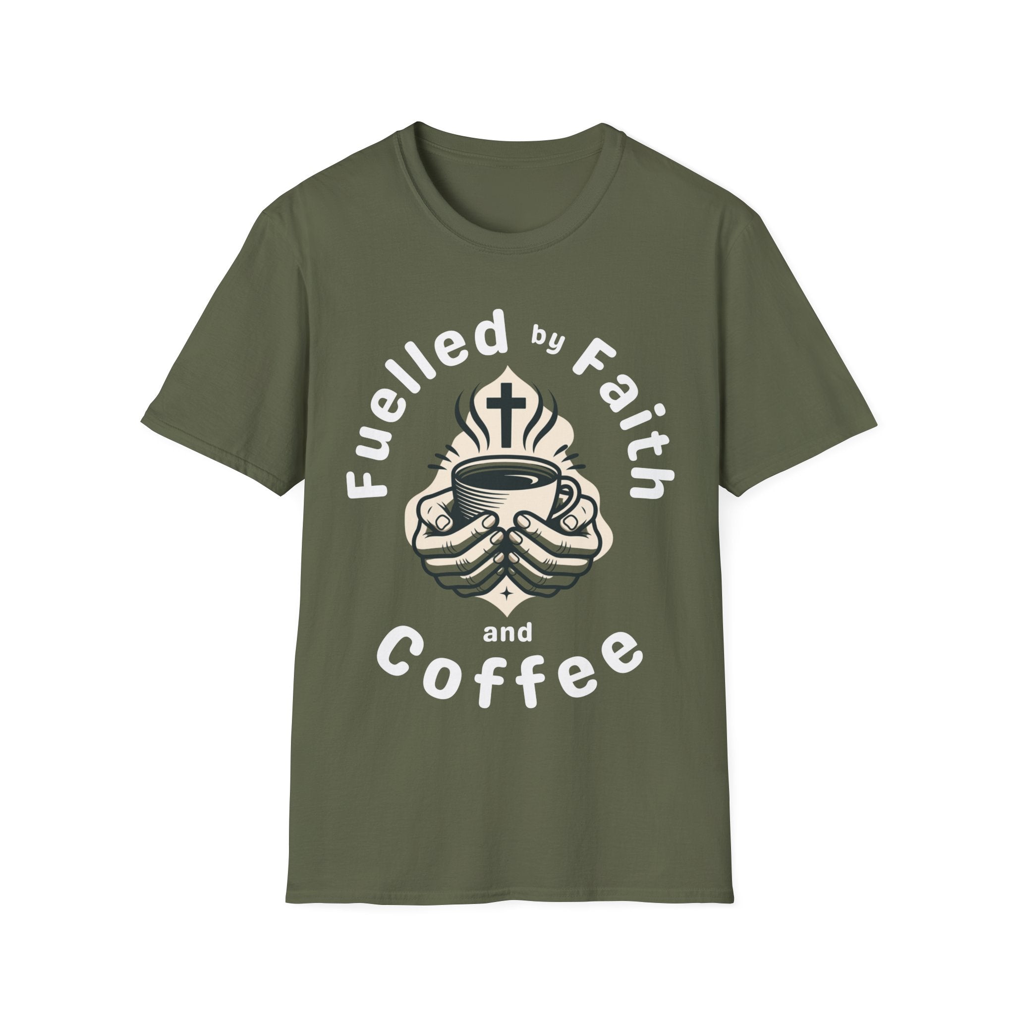 Fuelled by Faith (Beige) T-Shirt