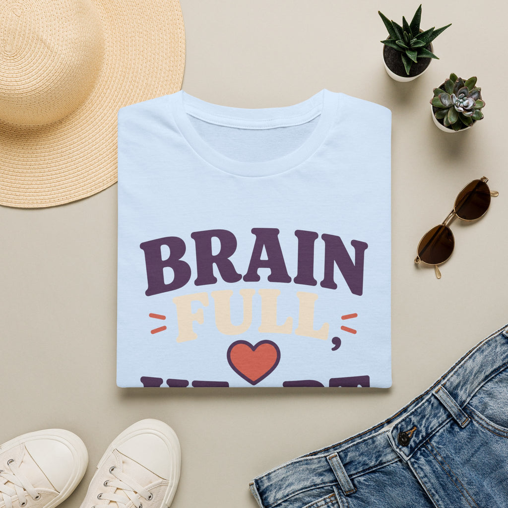 Brain Full Heart Open T-Shirt