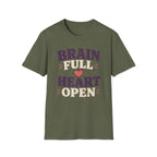 Brain Full Heart Open T-Shirt